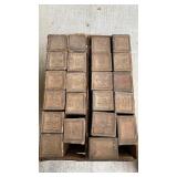 Box of Antique Player Piano Rolls
