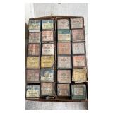 Box of Antique Player Piano Rolls