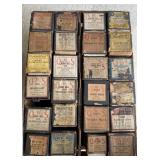 Box of Antique Player Piano Rolls