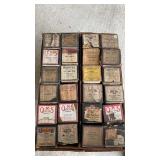 Box of Antique Player Piano Rolls