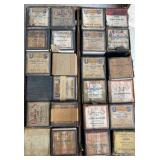 Box of Antique Player Piano Rolls