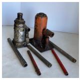 Vtg GMC & Other Bottle Jacks