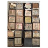Box of Antique Player Piano Rolls