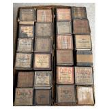 Box of Antique Player Piano Rolls