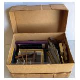 Box of Various Size Photo Frames
