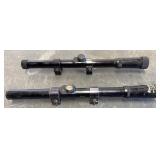 (2) 4x15 Rifle Scopes