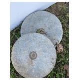 (2) 9in Grinding Stones