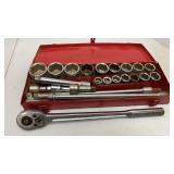 Craftsman 3/4in Ratchet & Socket Set