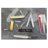 Vtg Pocketknives, Pliers & Pocket caliper