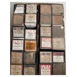 Box of Antique Player Piano Rolls