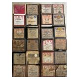 Box of Antique Player Piano Rolls