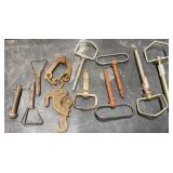 Various Size Hitch Pins & Cable Pullers