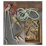 Pins & Cotter keys, aluminum handles