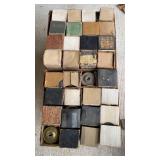 Box of Antique Player Piano Rolls