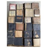 Box of Antique Player Piano Rolls