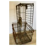 Vtg Wire Milk Crates