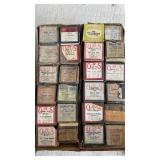 Box of Antique Player Piano Rolls