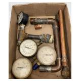 Pressure Gauges & Scrap copper