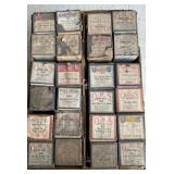 Box of Antique Player Piano Rolls