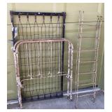 Antique Cast Iron Frame Crib