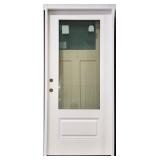 (WE) 36" Partial View LH Prehung Exterior Door