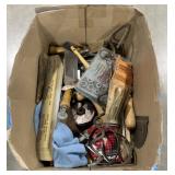 (AL) Lot Of Various Rulers, Oil Filter Wrenches,