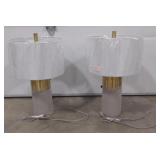 (ZZ) Lamp W/ Shade.(22" X 13"). Bidding 2 X The