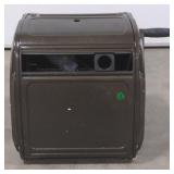 (ZZ) Metal Garden Hose Reel Box.