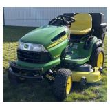 (FF) John Deere LA 165 Lawn Tractor w/ Twin Bagger