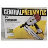 (R) Central Pnumatic 3-in-1 Framing Nailer Item