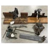 (AL) Mitre Boxes Corner Table Vice, & More.