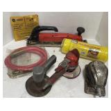 (V) Lot Including Vintage Pneumatic Air Sanders,
