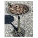 (CH) Metal and Ceramic Bird BathsApprox. (30 in