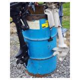 (BX) Metal Container 34H *Outboards Not Included*