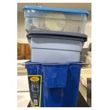 (AC) Bucket And 2 Tote Lot of Home Improvement