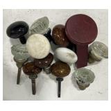 (AC) Vtg Doorknob LotIncludes clear glass and