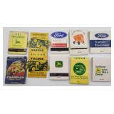 Vintage John Deere Ford Advertising Matchbooks