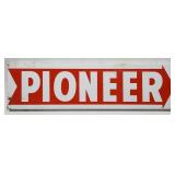 Vtg Pioneer Seed Corn Double Sided Adv. Sign