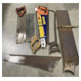 (AL) Various Hand Saws.