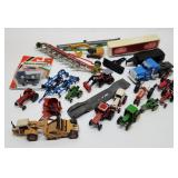 Mixed Scale Ertl Tractors, Ripper, Trucks, and