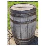 (AH) Vtg. Wooden Barrel 35"