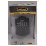 (ZZ) Defiant Electric Keypad Deadbolt.