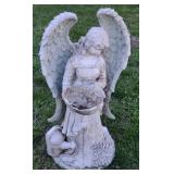 (K) Resin Angel Garden Statue 21"