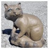 (?) Plastic Racoon Garden Decor 15"