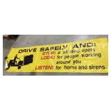 (ZZ)   Vinyl Drive Safely Workplace