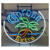 (QQ) Corona Extra 5 Color Neon Sign, 25in x 26in