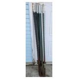 (10) 72" / 6 Foot Fence Posts