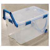 (ZZ) Sterilite 120qt Gasket Box Rolling 30.25L x