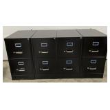 (R) 4 Filing Cabinets With Keys For Each One In
