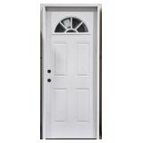 (WE) 32" LH Fan Window Prehung Exterior Door